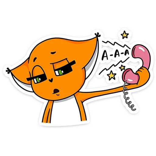 🦊 Стикер «Ши в офисе» для Telegram