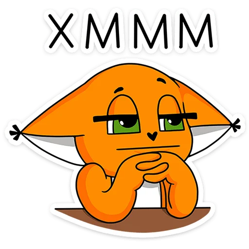 🦊 Стикер «Ши в офисе» для Telegram