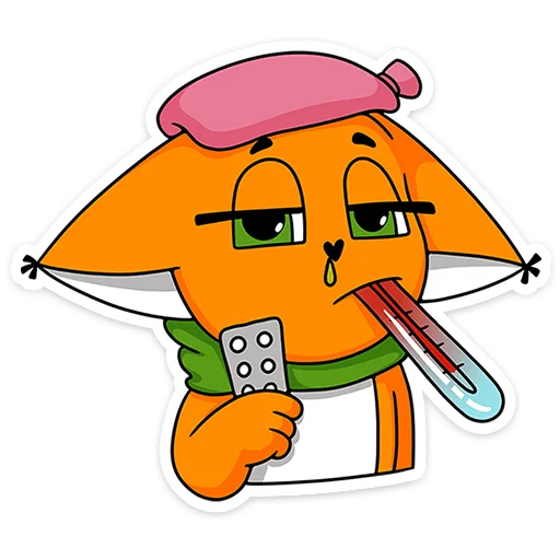 🦊 Стикер «Ши в офисе» для Telegram