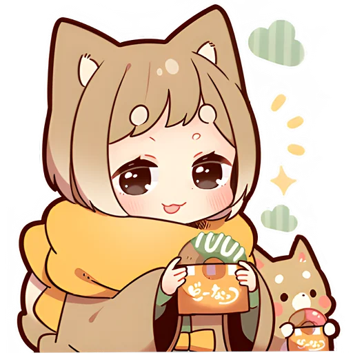 🍩 Стикер «Щенок Шиба» для Telegram
