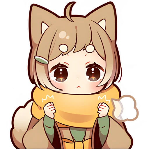 🥺 Стикер «Щенок Шиба» для Telegram