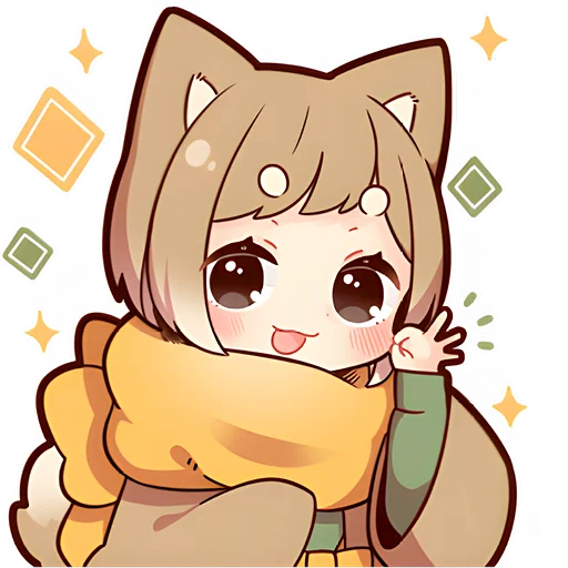 👌 Стикер «Щенок Шиба» для Telegram
