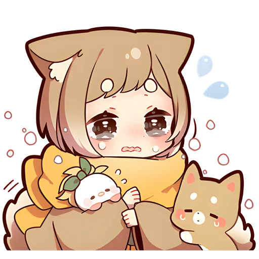 😭 Стикер «Щенок Шиба» для Telegram