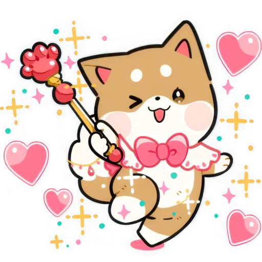 Стикерпак Милый Шиба для Telegram
