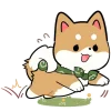 🏃‍♂‍➡️ Эмодзи «Shiba Puppy» для Telegram