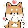 🙏 Эмодзи «Shiba Puppy» для Telegram