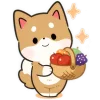 🍎 Эмодзи «Shiba Puppy» для Telegram