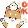 👌 Эмодзи «Shiba Puppy» для Telegram