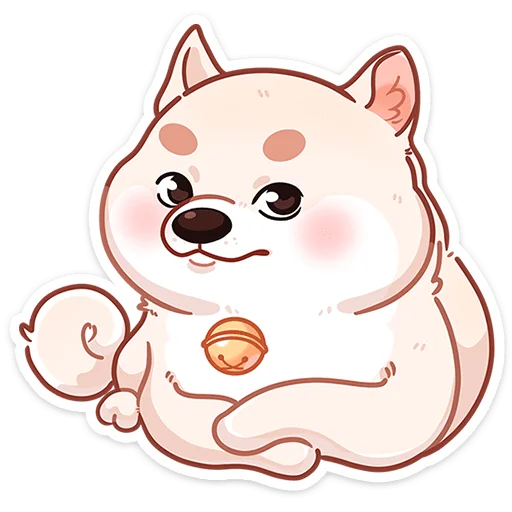 😏 Стикер «Шиба без надписей» для Telegram