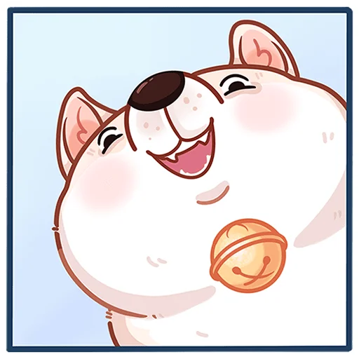 😅 Стикер «Шиба без надписей» для Telegram
