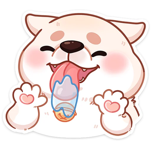 😋 Стикер «Шиба без надписей» для Telegram