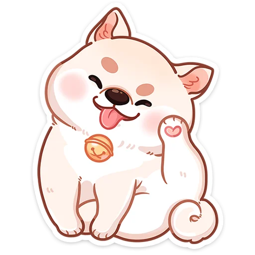 ☺ Стикер «Шиба без надписей» для Telegram