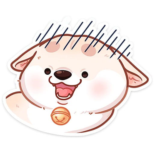 ☺ Стикер «Шиба без надписей» для Telegram