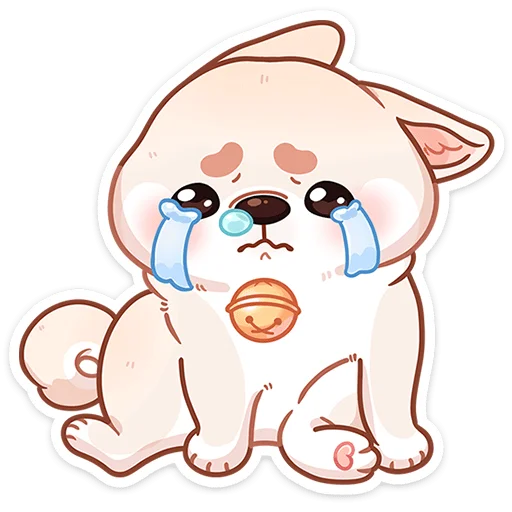 😢 Стикер «Шиба без надписей» для Telegram