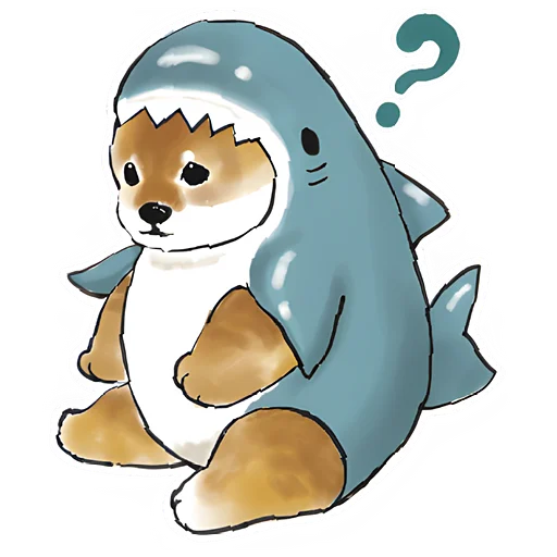 🤔 Стикер «Шиба и Нян» для Telegram