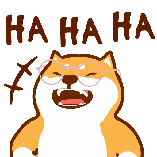 😆 Стикер «shiba jd» для Telegram