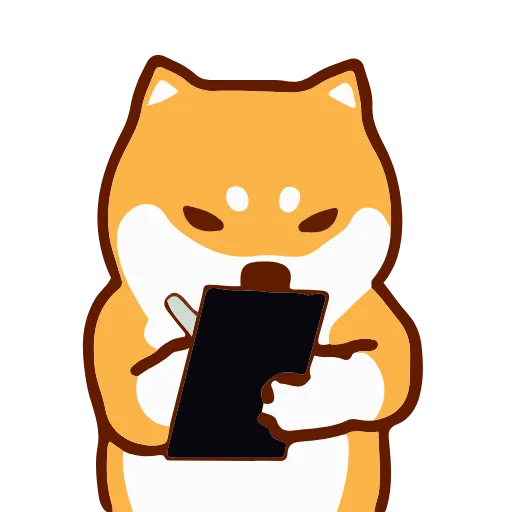 ✍️ Стикер «shiba jd» для Telegram