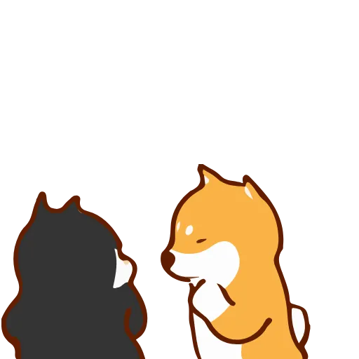 ✋ Стикер «shiba jd» для Telegram