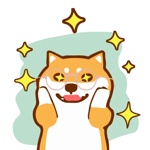 🤩 Стикер «shiba jd» для Telegram