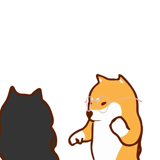 ✋ Стикер «shiba jd» для Telegram