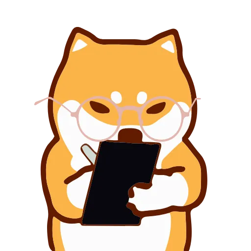 ✍️ Стикер «shiba jd» для Telegram
