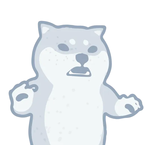😱 Стикер «shiba jd» для Telegram