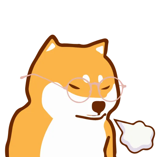 😑 Стикер «shiba jd» для Telegram