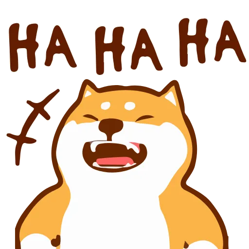 😆 Стикер «shiba jd» для Telegram