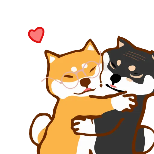 ❤️ Стикер «shiba jd» для Telegram