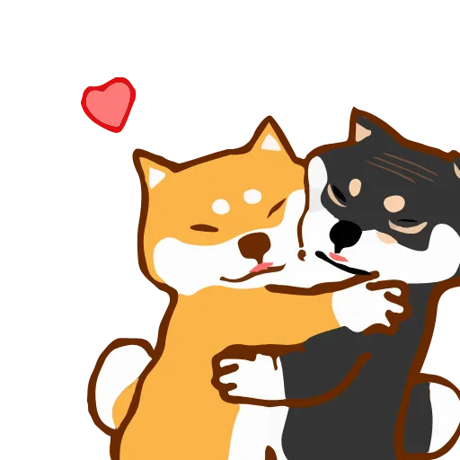 ❤️ Стикер «shiba jd» для Telegram