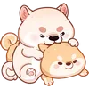 Стикер 26 🐶 Шиба