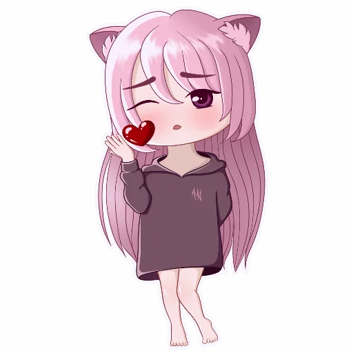 😘 Стикер «Shiina Yuika» для Telegram