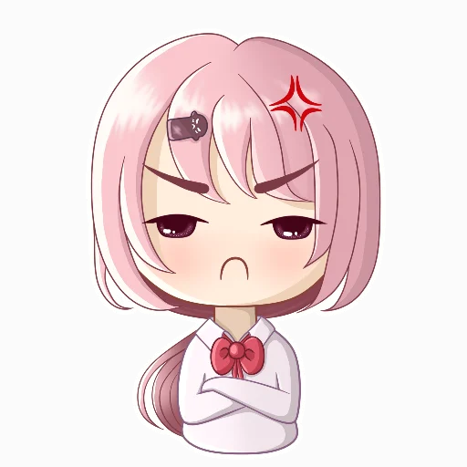 😡 Стикер «Shiina Yuika» для Telegram