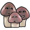 👨‍👩‍👧‍👦 Эмодзи «Mr Shiitake Mushrooms» для Telegram