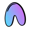 🤩 Эмодзи «Градиент, русские и английские» для Telegram