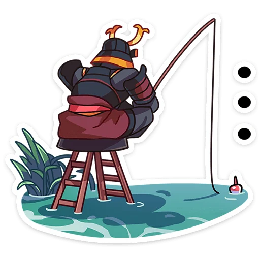 🎣 Стикер «Шин» для Telegram