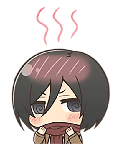 😠 Стикер «shingeki no kyojin chibi» для Telegram