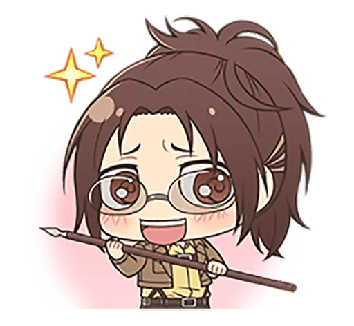 ✨ Стикер «shingeki no kyojin chibi» для Telegram