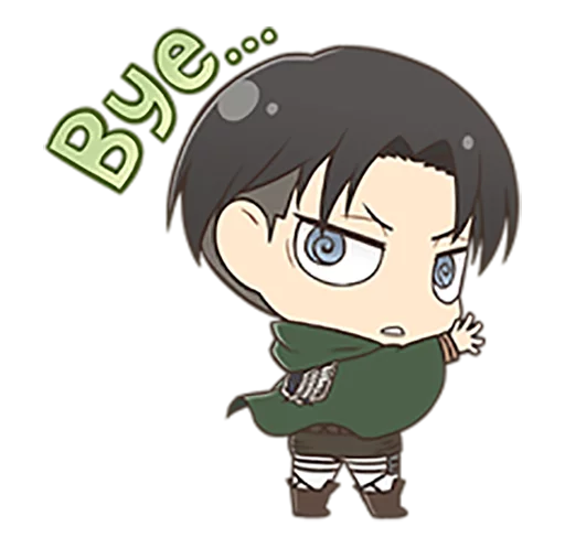 👋 Стикер «shingeki no kyojin chibi» для Telegram