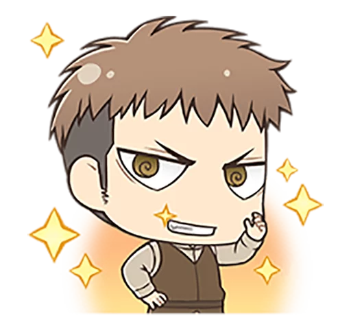 ✨ Стикер «shingeki no kyojin chibi» для Telegram