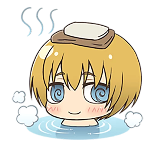 🛀 Стикер «shingeki no kyojin chibi» для Telegram