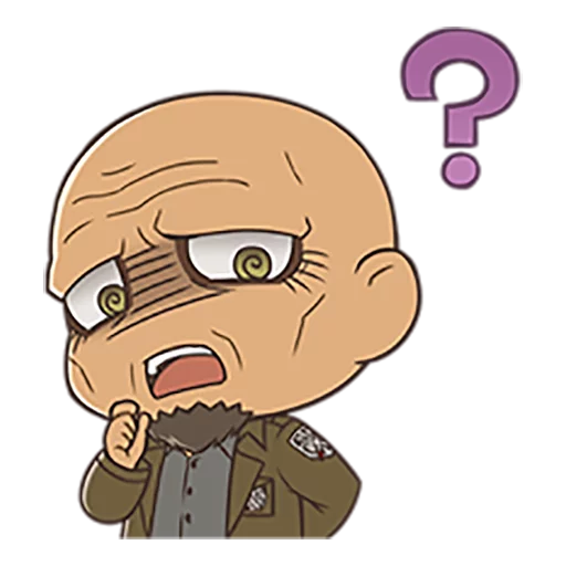 ❓ Стикер «shingeki no kyojin chibi» для Telegram