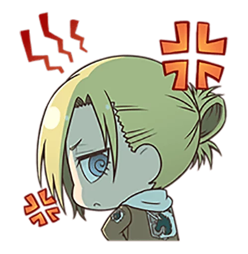 💢 Стикер «shingeki no kyojin chibi» для Telegram