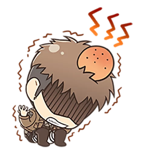 🤕 Стикер «shingeki no kyojin chibi» для Telegram