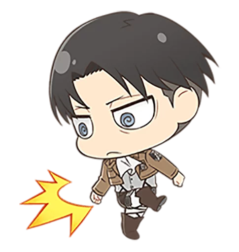 💥 Стикер «shingeki no kyojin chibi» для Telegram