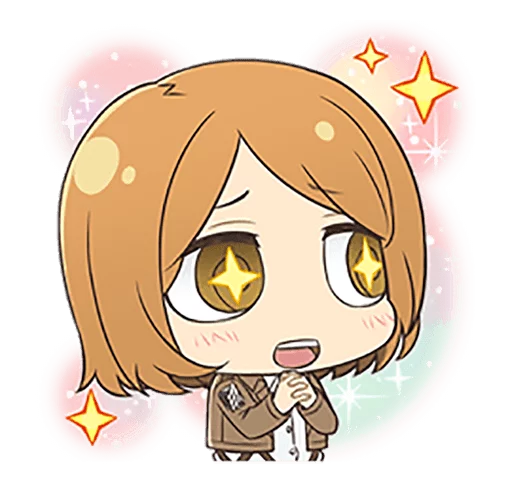 😍 Стикер «shingeki no kyojin chibi» для Telegram