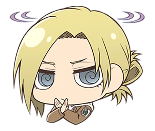 🙅 Стикер «shingeki no kyojin chibi» для Telegram