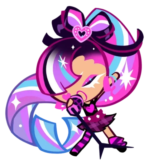 🎤 Стикер «Shining Glitter Cookie» для Telegram
