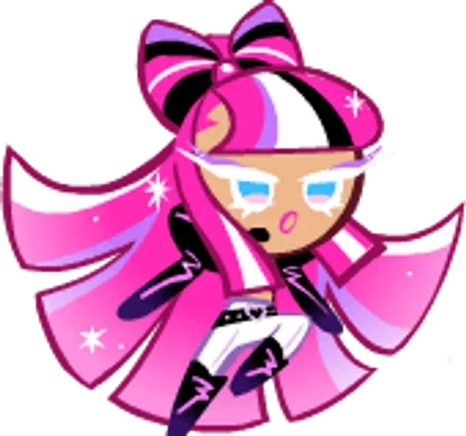 🎤 Стикер «Shining Glitter Cookie» для Telegram