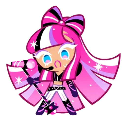 🎤 Стикер «Shining Glitter Cookie» для Telegram